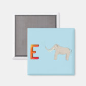 Elephant Fridge Magnet Magneet (Voorkant / Achterkant)