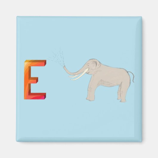 Elephant Fridge Magnet Magneet (Voorkant)