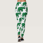 Elephant gemaakt van shamrocks leggings (Achterkant)