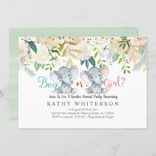 Elephant gender onthulling kaart