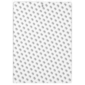 Elephant Geometric Monogram Black en White Klembord (Achterkant)