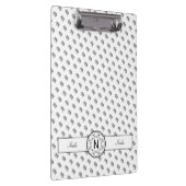 Elephant Geometric Monogram Black en White Klembord (Rechts)