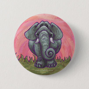 Elephant Gifts & Accessoires Ronde Button 5,7 Cm