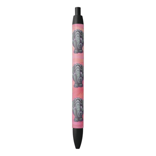 Elephant Gifts & Accessoires Zwarte Inkt Pen (Voorkant Verticaal)