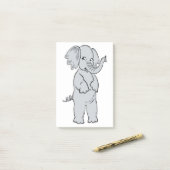 ELEPHANT GIRL POST-IT® NOTES (Op bureau)