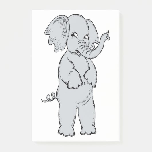ELEPHANT GIRL POST-IT® NOTES (Voorkant)