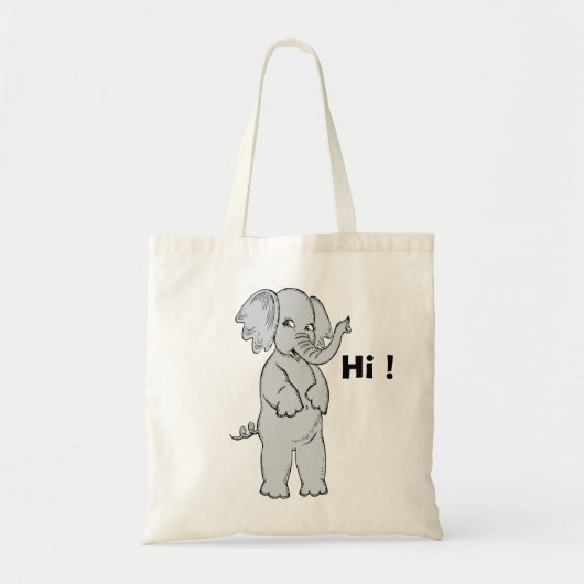 ELEPHANT GIRL TOTE BAG (Voorkant)