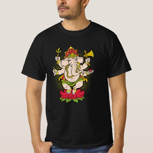 Elephant God Ganesha Hindu Ganesh T-shirt (Voorkant)