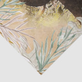 Elephant Gold Tropical Palm Tissuepapier (Detail)