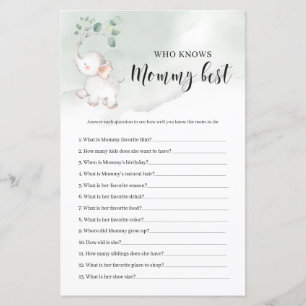 Elephant greenery, die het beste mama-spel kent