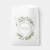 Elephant Greenery Gender Neutral Baby shower Bedankzakje (Voorkant)