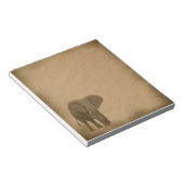Elephant-grunge Notitieblok (Schuin)