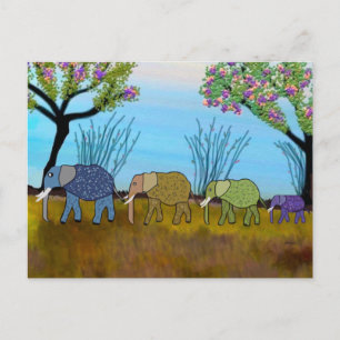 Elephant Habitat Briefkaart