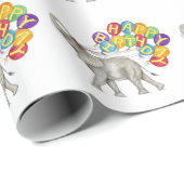 Elephant Happy Birthday-inpakpapier Cadeaupapier (Rol Hoek)