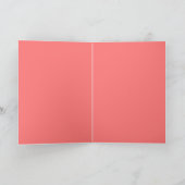 Elephant Happy Birthday-kaart (roze) Kaart (Binnen)