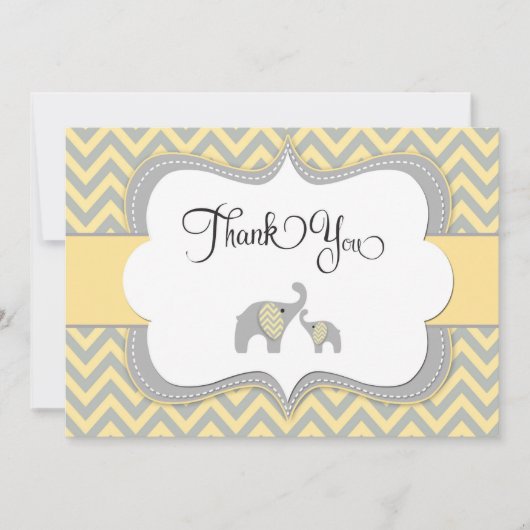 Elephant - Hartelijk dank - Kaart (Voorkant)