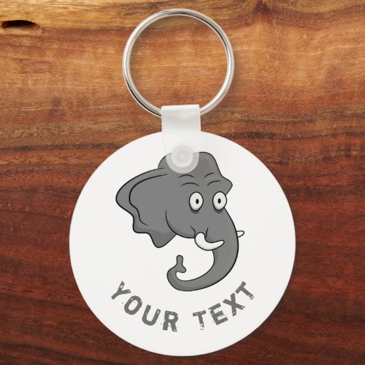 Elephant Head Sleutelhanger (Voorkant)