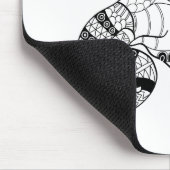 Elephant Head Zenstyle Doodle Muismat (Hoek)