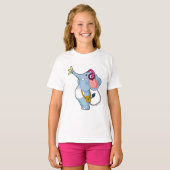 Elephant Headphone Music T-shirt (Voorkant volledig)