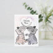 Elephant Heart Dank u Briefkaart (Staand voorkant)