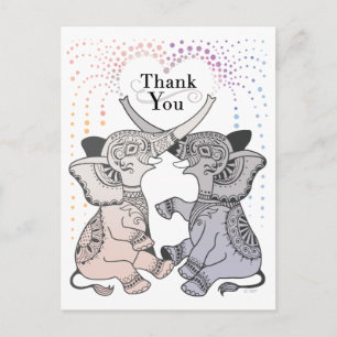 Elephant Heart Dank u Briefkaart