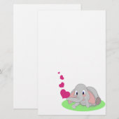 Elephant Hearts Briefpapier (Voorkant / Achterkant)