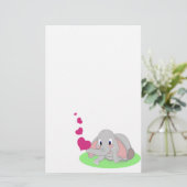 Elephant Hearts Briefpapier (Staand voorkant)