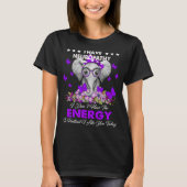 Elephant heb ik NEUROPATHY, ik heb niet de energie T-shirt (Voorkant)