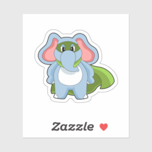 Elephant Hero Sticker