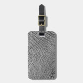 Elephant huid bagagelabel (Voorkant verticaal)