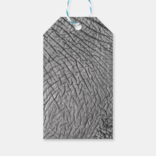 Elephant huid cadeaulabel