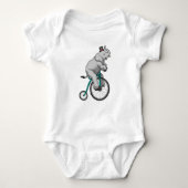 Elephant in Circus met fiets Romper (Voorkant)