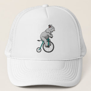 Elephant in Circus met fiets Trucker Pet