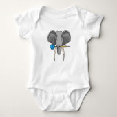 Elephant in Darts met Dart Romper (Voorkant)