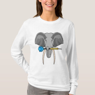 Elephant in Darts met Dart T-shirt