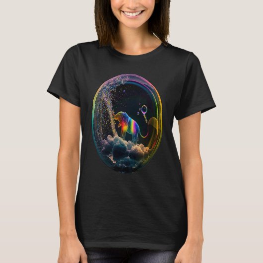 Elephant in soap bubble Elephants T-shirt (Voorkant)