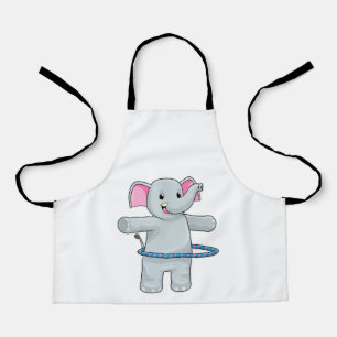 Elephant in Sports with Fitness tires Schort