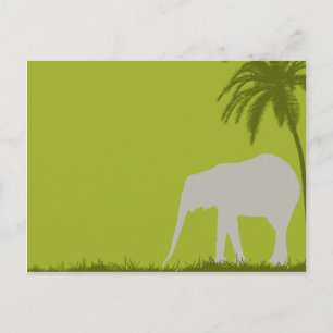 Elephant Invitation Briefkaart