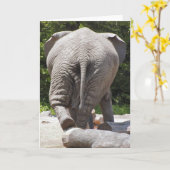 Elephant Kaart (Gele Bloem)
