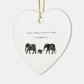 Elephant Keramisch Ornament (Links)