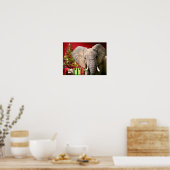 Elephant kerstgroet poster (Keuken)