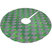 Elephant Kerstmis Kerstboom Rok (Gekanteld)