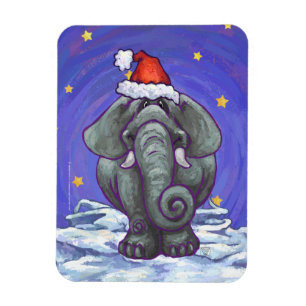 Elephant Kerstmis Magneet