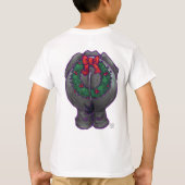 Elephant Kerstmis T-shirt (Achterkant)