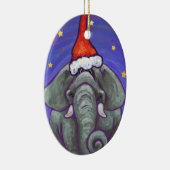 Elephant kerstversiering keramisch ornament (Rechts)