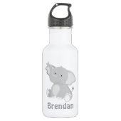 Elephant Kinder Personalized Waterfles (Voorkant)