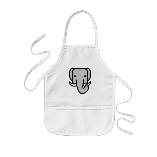 Elephant Kinder Schort (Voorkant)