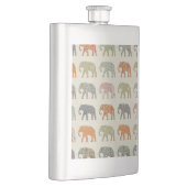 Elephant kleurrijk dierenpatroon hedendaags flacon (Rechts)
