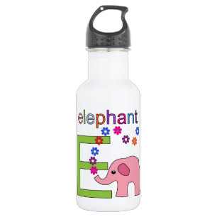 Elephant Letter E Waterfles