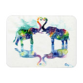 Elephant-liefde Magneet (Horizontaal)